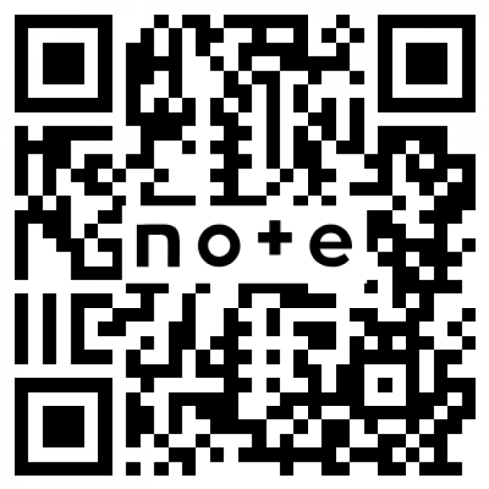 noteを更新しました。