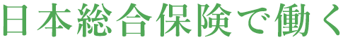 日本総合保険で働く